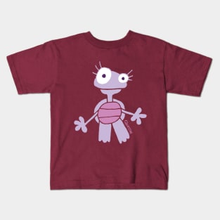 Purple Baby Turtle Kids T-Shirt